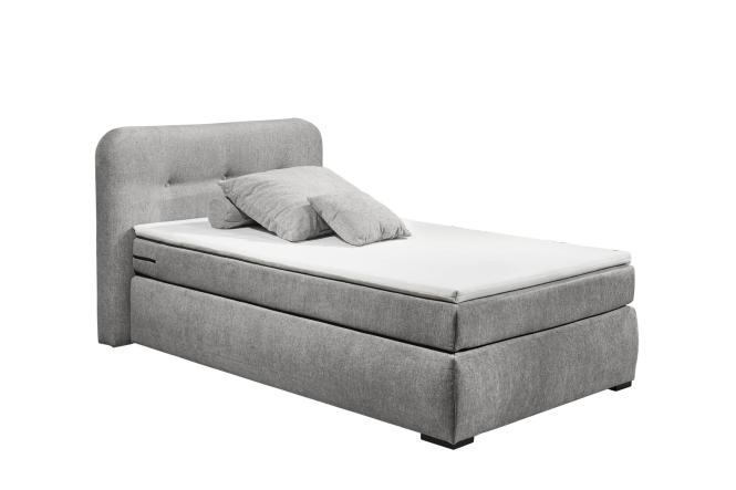 Boxspringbett Lemuel 6 120 x 200 Grau