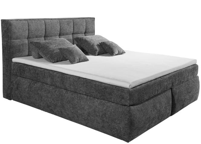 Boxspringbett Micheal 200 x 220 Grau