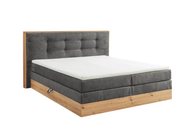 Boxspringbett Petronella 6 180 x 200 Grau