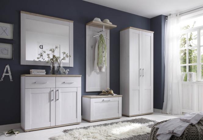 Garderobe 5-tlg. ROMANCE von Bega Sibiu Lärche / San Remo hell