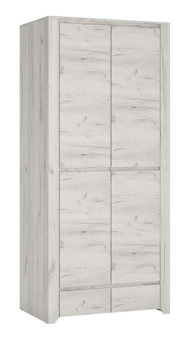 Schrank ANGEL TYP-20 von Wojcik weiß Eiche Craft