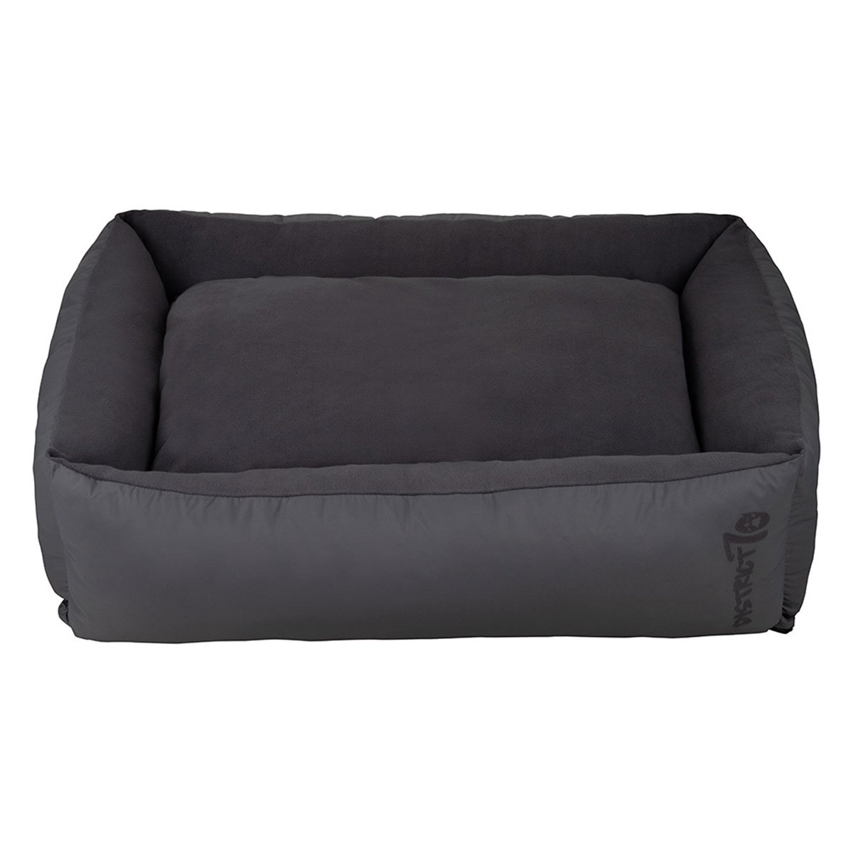 District 70 Hundebett LODGE Box Bed dunkelgrau XL 117x82 cm
