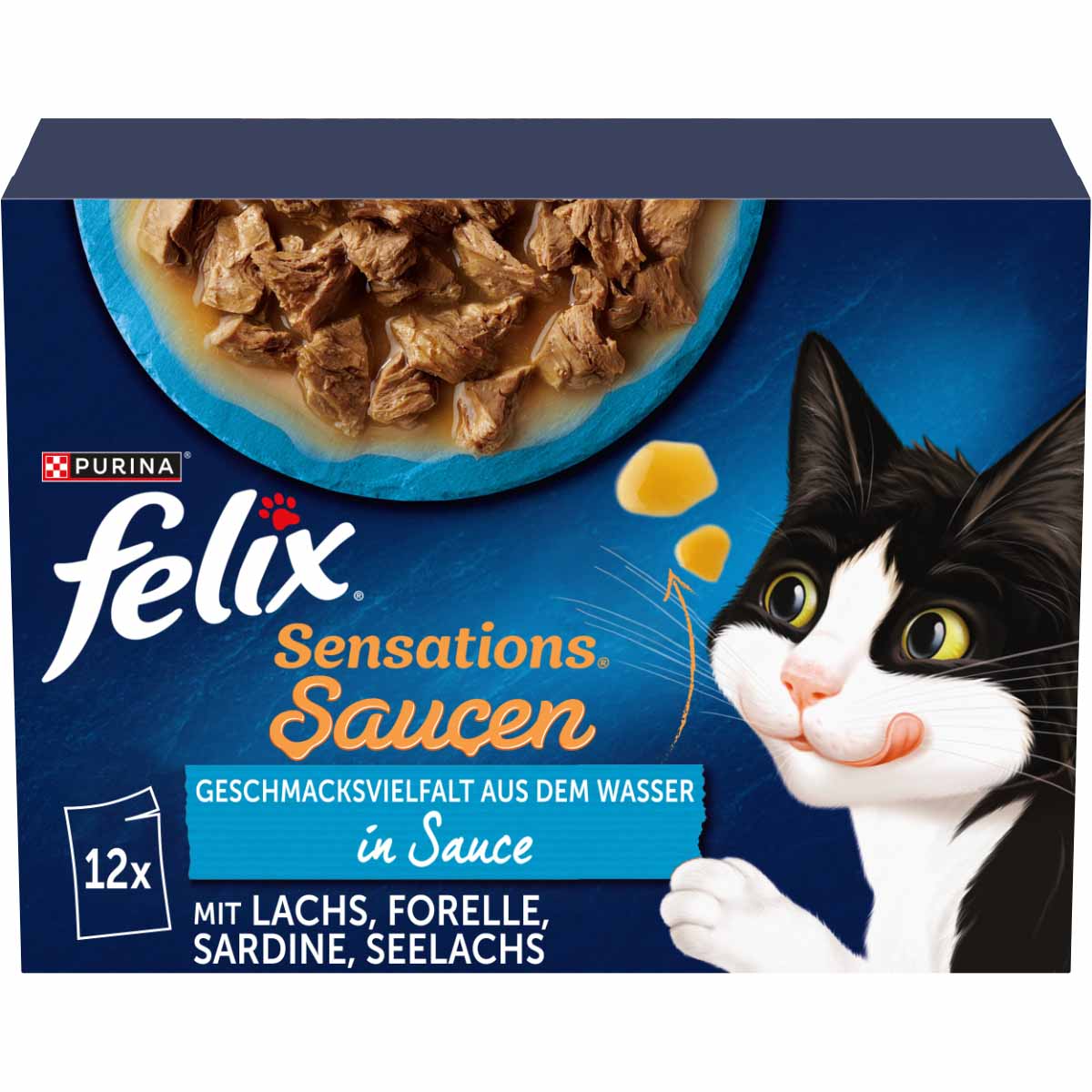 FELIX Sensations Saucen Geschmacksvielfalt aus dem Wasser 12x85g