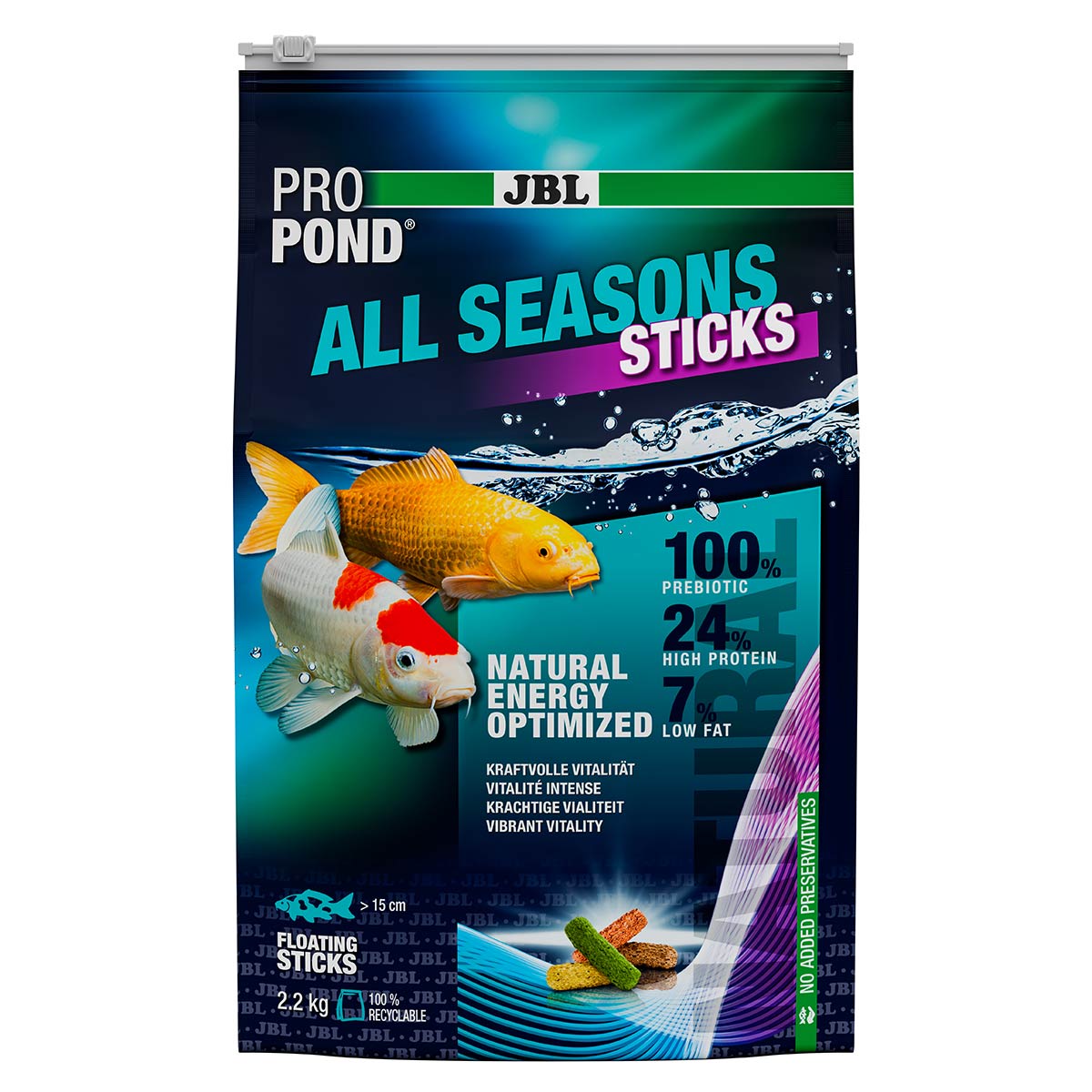 JBL ProPond All Seasons Sticks Ganzjahresfutter 2,2kg
