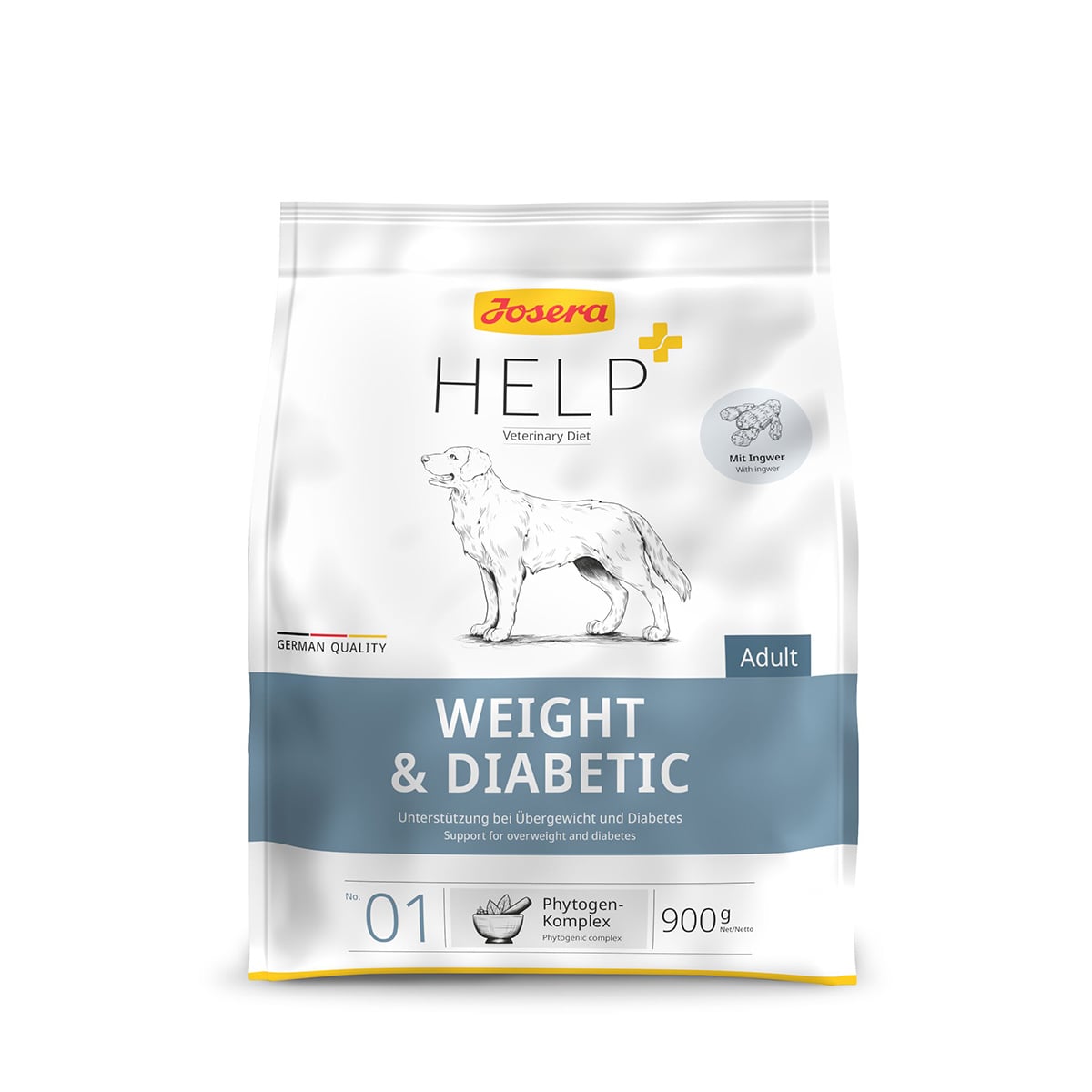 Josera Help Weight & Diabetic Hund 5x900g