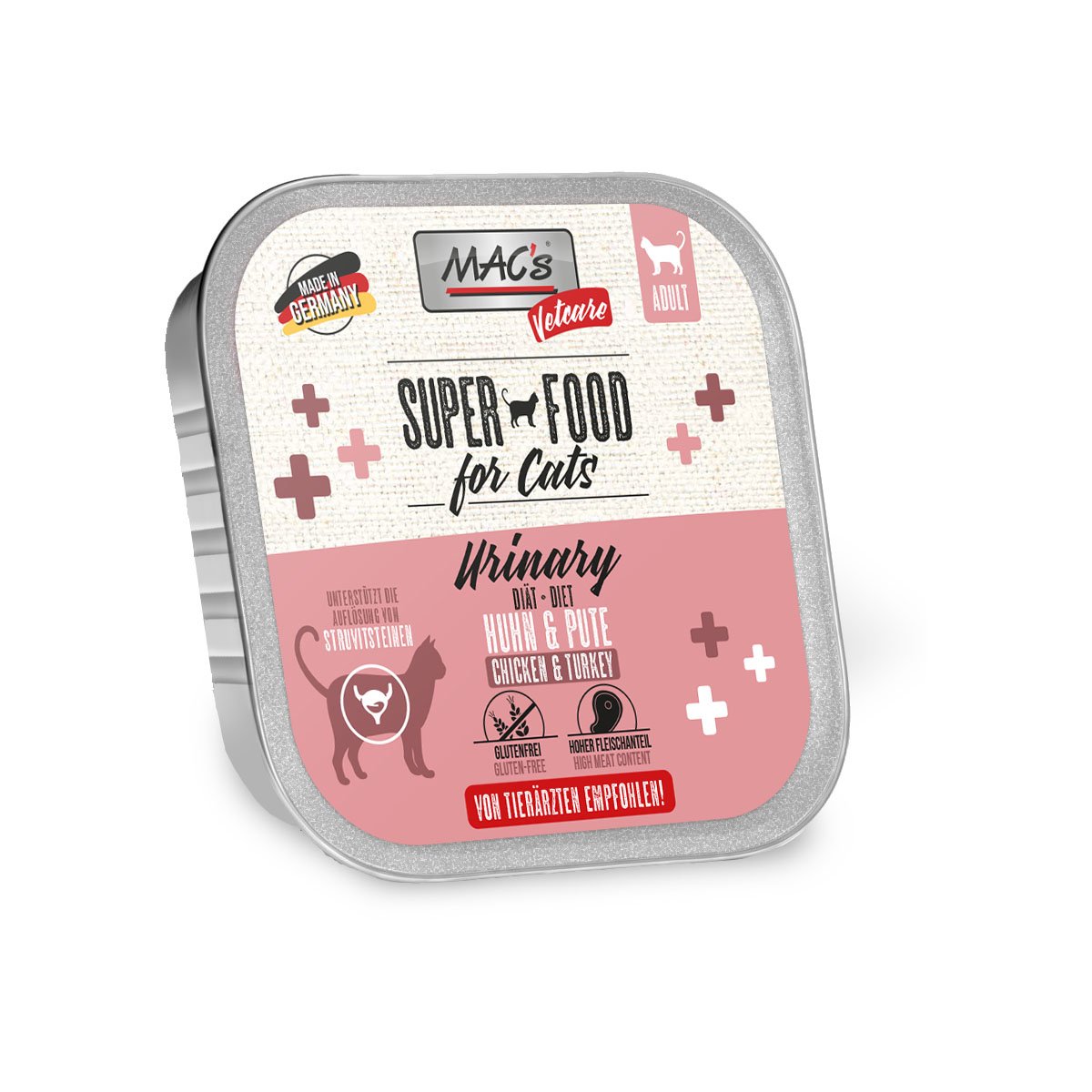 MAC's Cat Vetcare Huhn und Pute Urinary 16x100g
