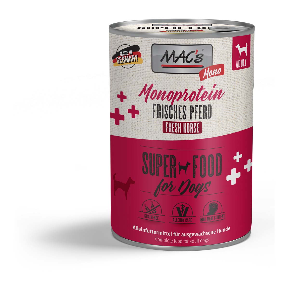 MAC's DOG Monoprotein Frisches Pferd 6x400g