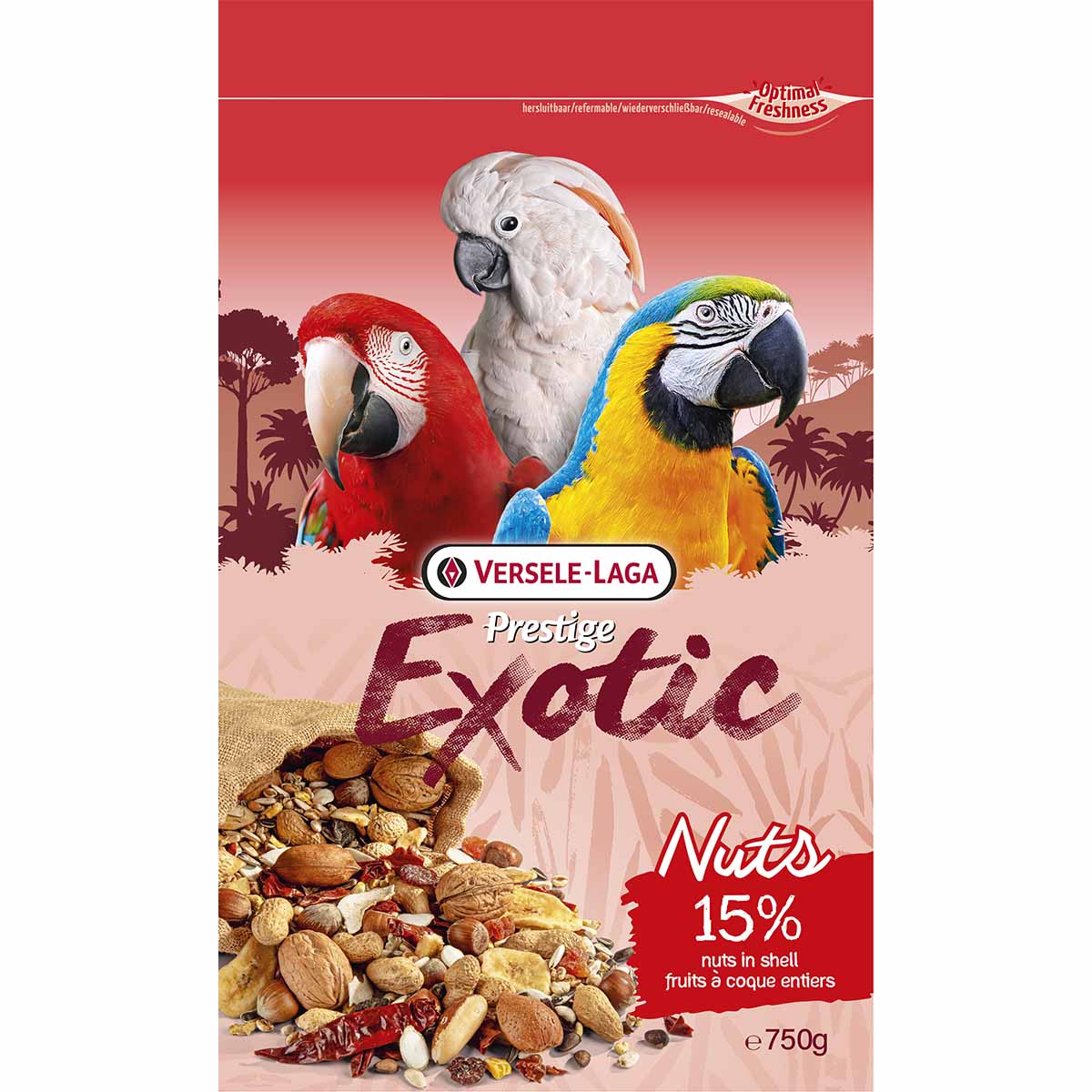 Versele Laga Prestige Premium Papageien Exotic Nuts Mix 750g