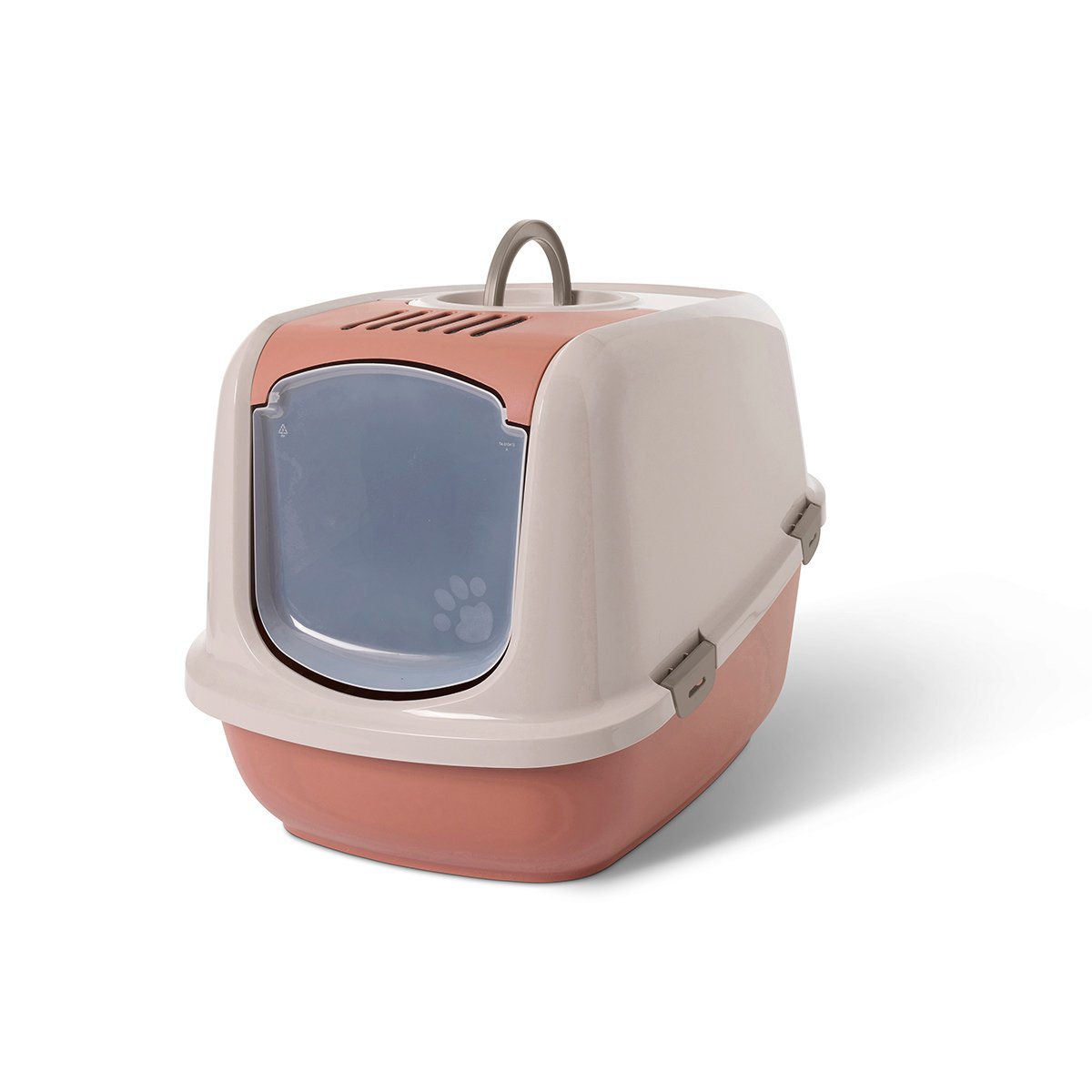SAVIC Katzentoilette Nestor Jumbo champagner rosa / rot