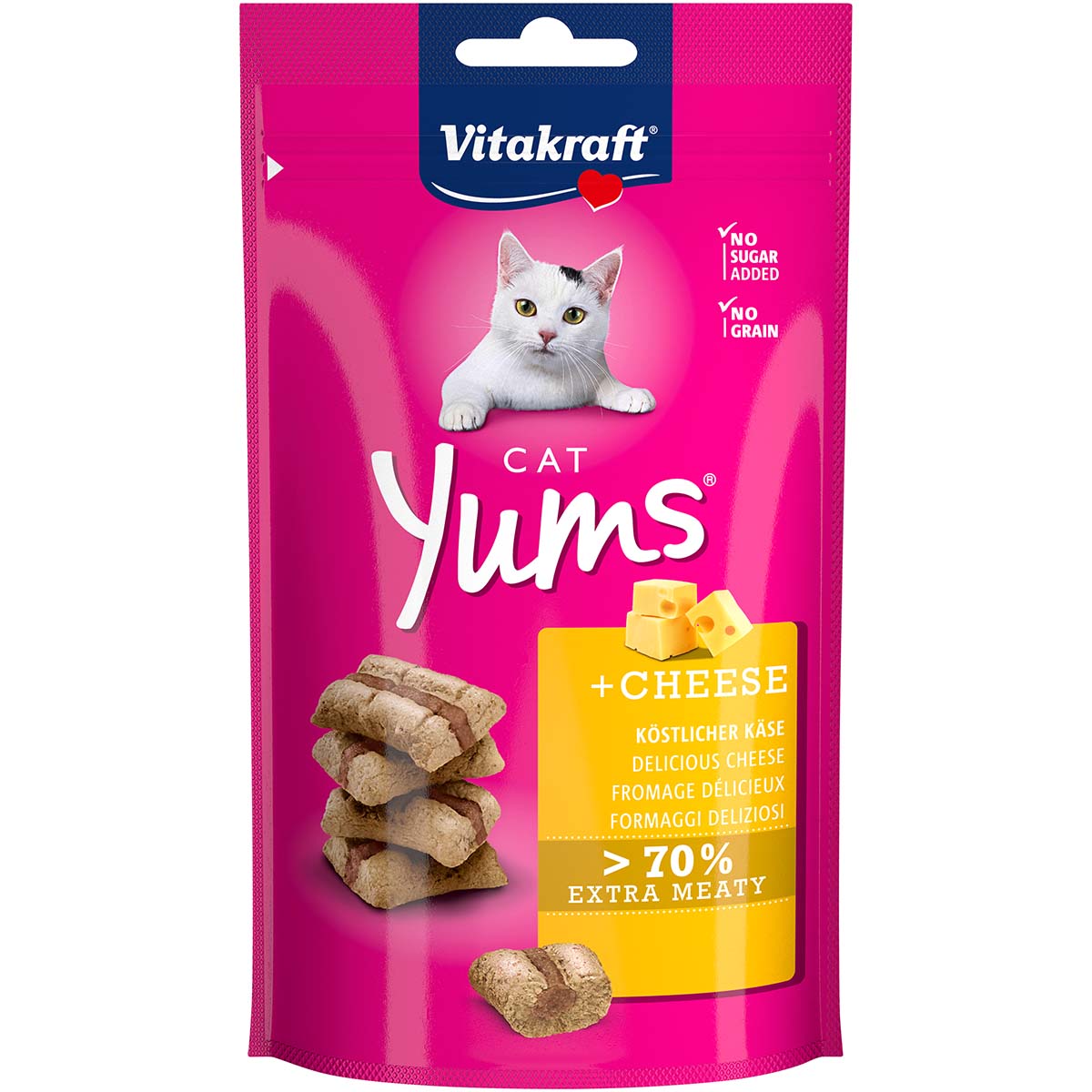 Vitakraft Katzensnack Cat Yums Käse 3x40g
