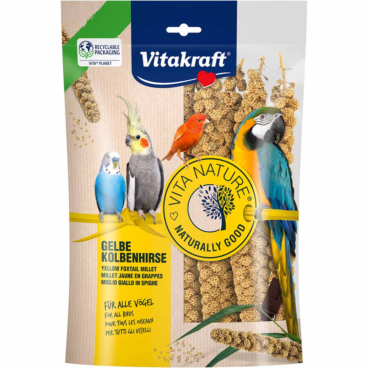 Vitakraft Vita Nature gelbe Kolbenhirse 300g