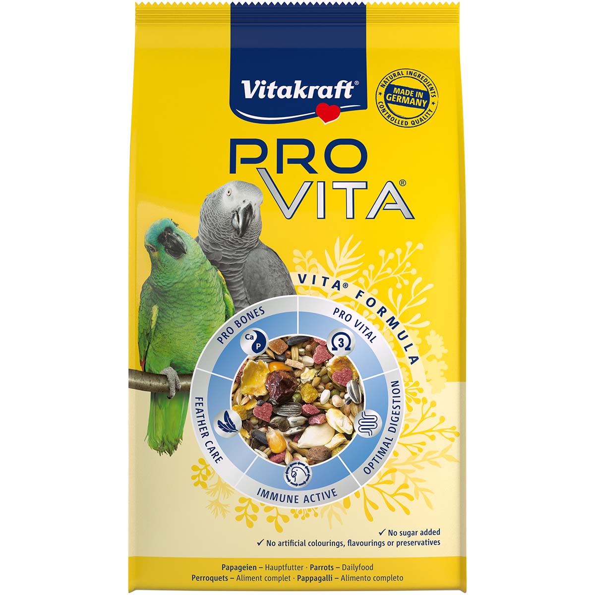 Vitakraft Vogelfutter Pro Vita Papagei 750g