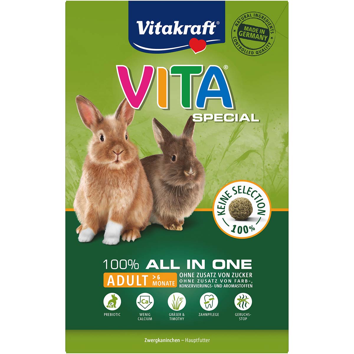 Vitakraft VITA Special Adult Zwergkaninchen 600g