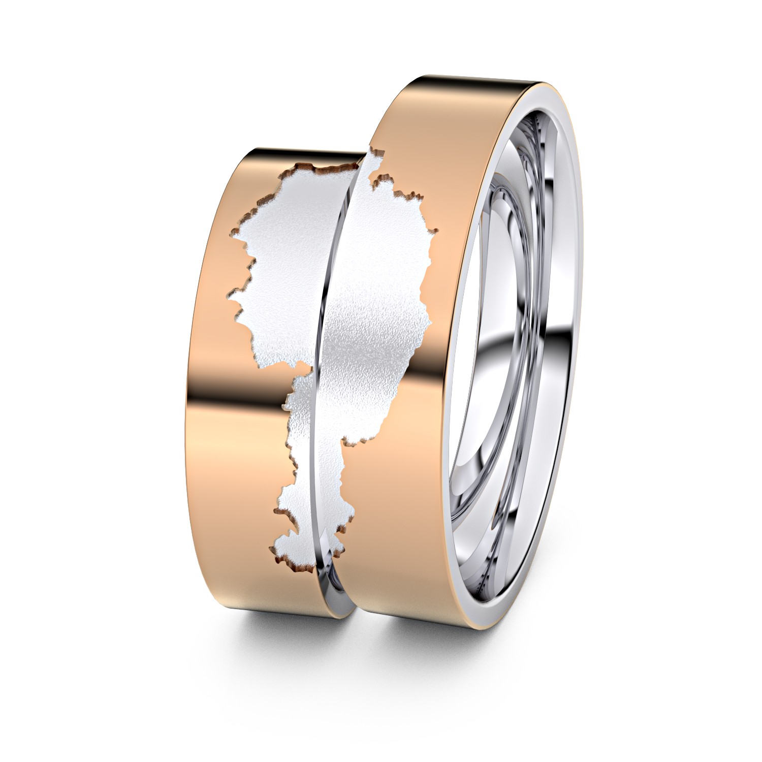 Modell TR394 Österreich 750er Rotgold-Weißgold - 82221