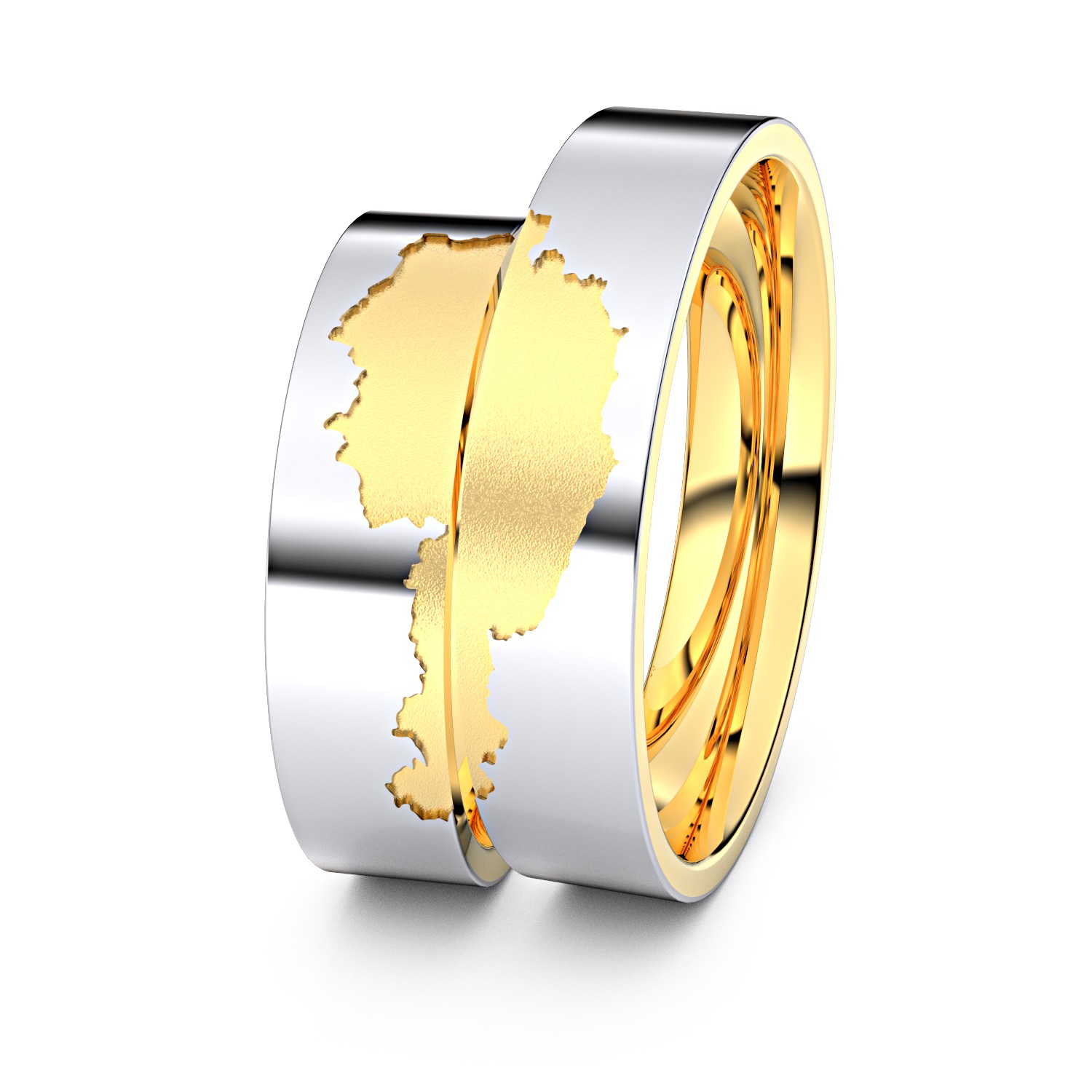 Modell TR394 Österreich 750er Weißgold-Gelbgold - 82223
